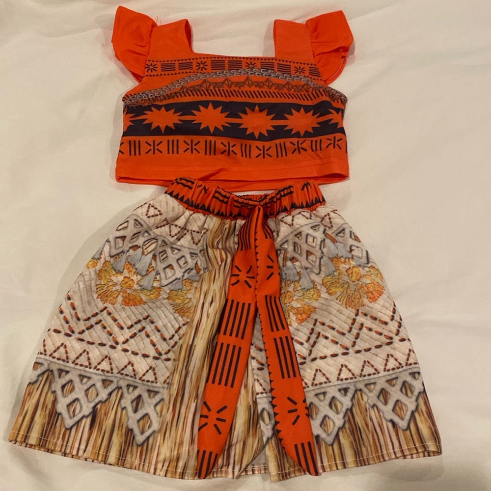 Amazon Kids Halloween Costume - Orange and Brown
